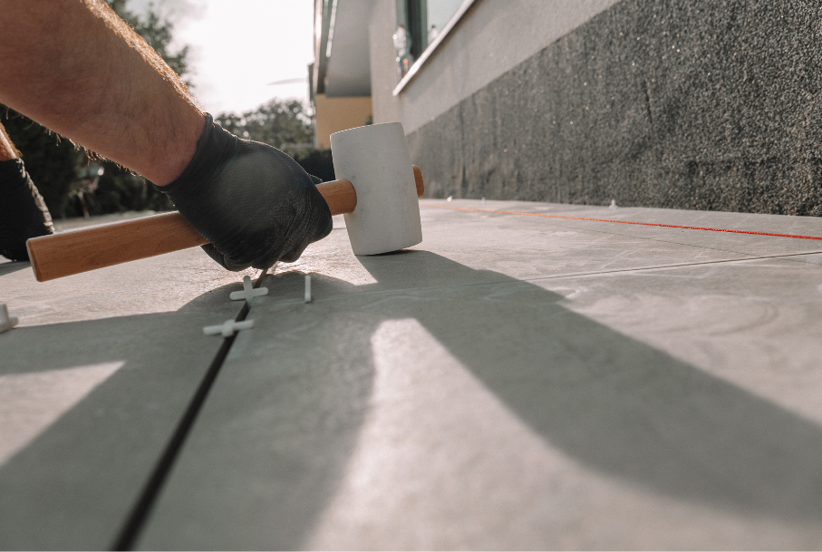 Hammer Platten Arbeit 
